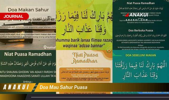 doa mau sahur puasa