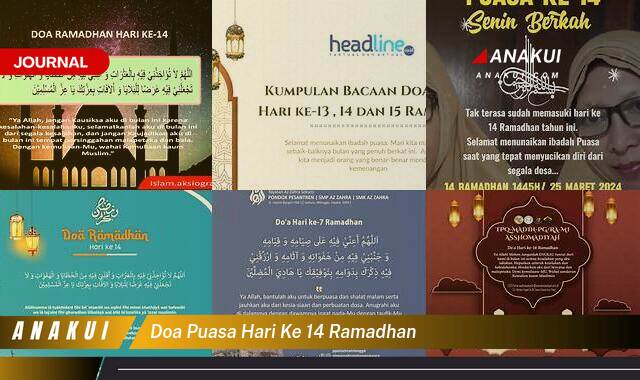 doa puasa hari ke 14 ramadhan