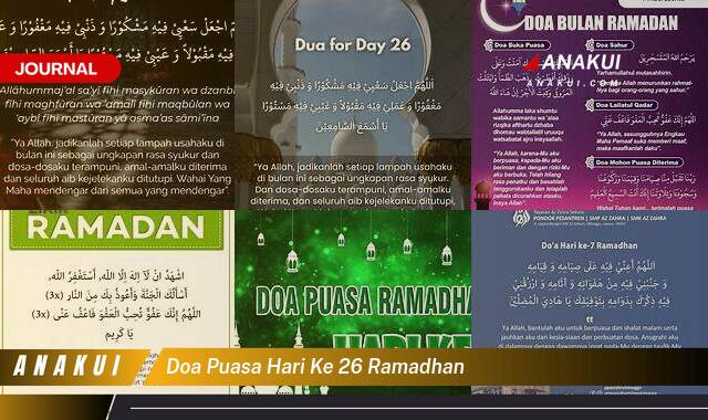 Ketahui 10 Hal Penting tentang Doa Puasa Hari ke-26 Ramadhan: Hikmah dan Keutamaannya - E-Jurnal