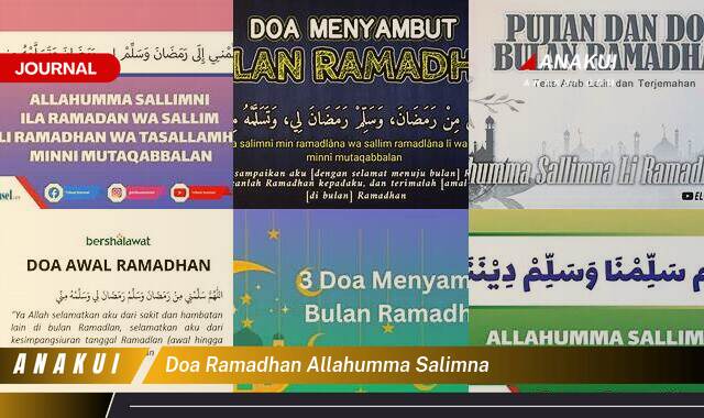 doa ramadhan allahumma salimna