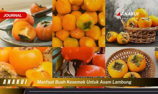 Inilah 10 Manfaat Buah Kesemek untuk Asam Lambung yang Tak Semua Orang Tau