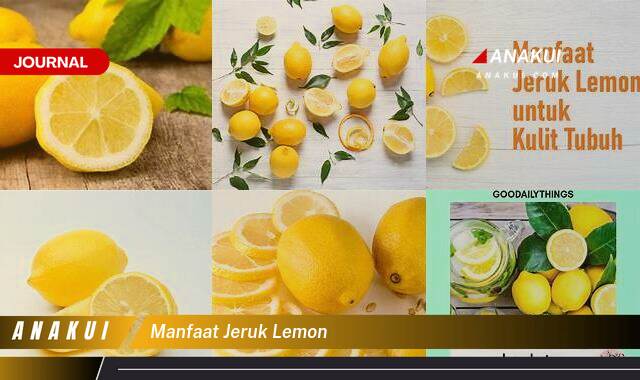 Inilah 10 Manfaat Jeruk Lemon yang Wajib Kamu Ketahui