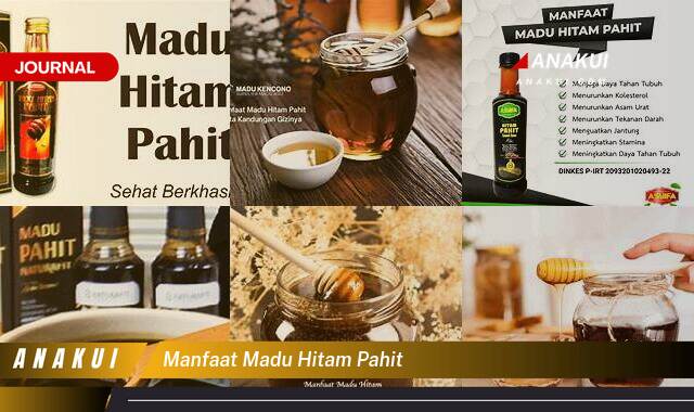 Inilah 10 Manfaat Madu Hitam Pahit yang Tak Semua Orang Tau