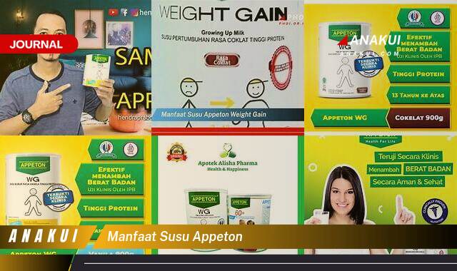 Ketahui 9 Manfaat Susu Appeton yang Bikin Kamu Penasaran