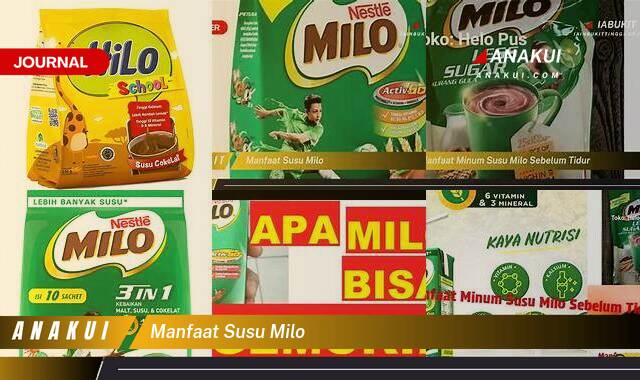 Ketahui 8 Manfaat Susu Milo yang Tak Banyak Orang Tahu