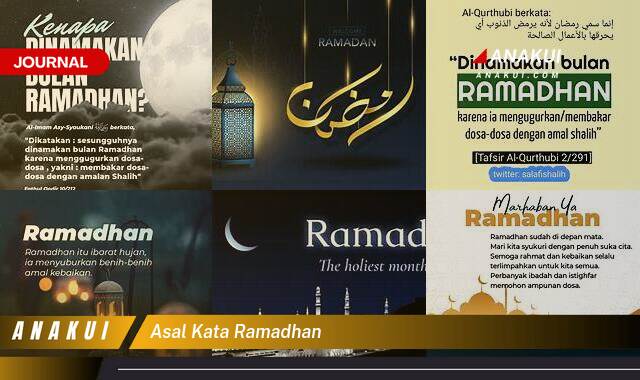 Inilah 10 Hal Penting tentang asal kata ramadhan yang Perlu Anda Ketahui - E-Jurnal