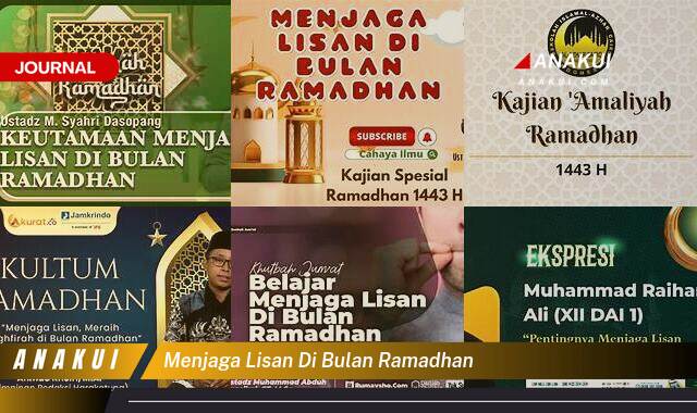 menjaga lisan di bulan ramadhan