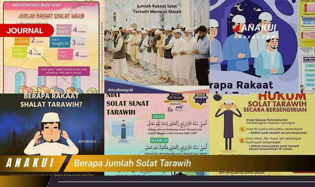 berapa jumlah solat tarawih