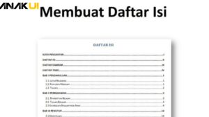 Cara Membuat Daftar Isi