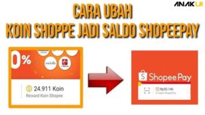 Cara Mengubah Koin shopee menjadi shopeepay