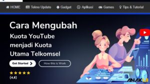 Cara Mengubah Kuota YouTube Menjadi Kuota Utama Telkomsel