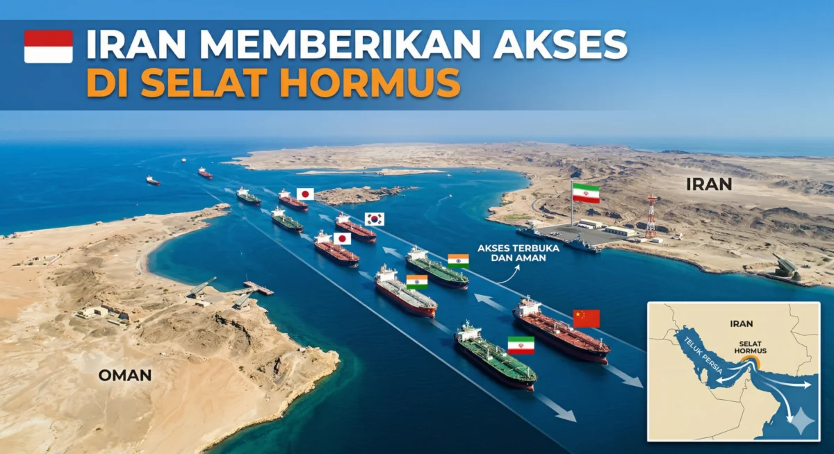 Iran memberikan akses di Selat Hormus