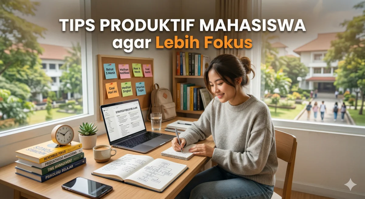 tips produktif mahasiswa agar lebih fokus